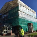 Hallmark Hotel Stourport Manor - complete scaffolding